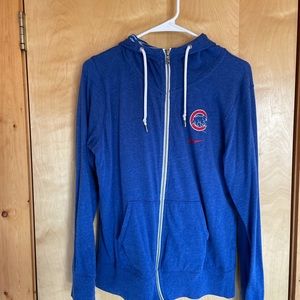 Nike Chicago Cubs zip front hoodie